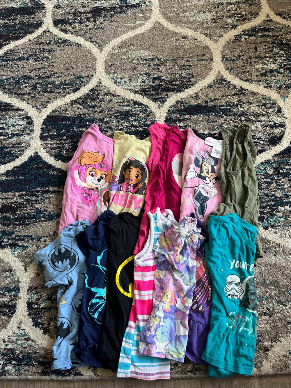 4-6T Mixed Girls' Character Tees and tanks